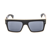 Moschino Womens Grey Rectangular Sunglasses