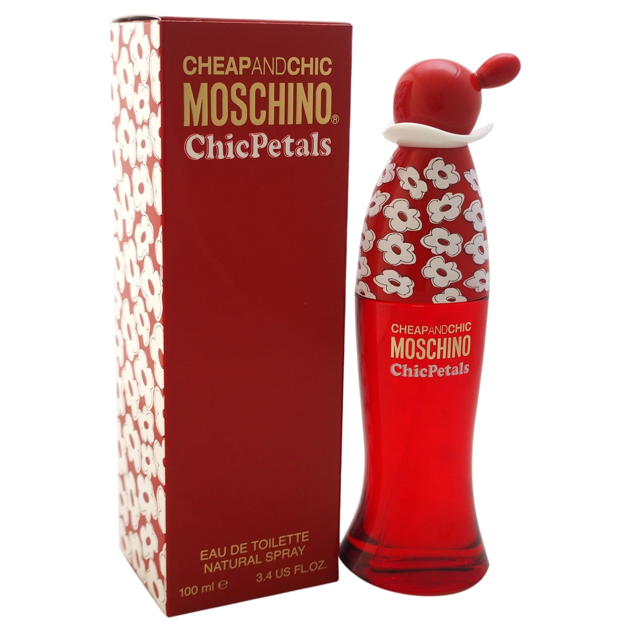 Moschino for Women Cheap and Chic Chic Petals Eau de Toilette Spray, 3.4 fl oz