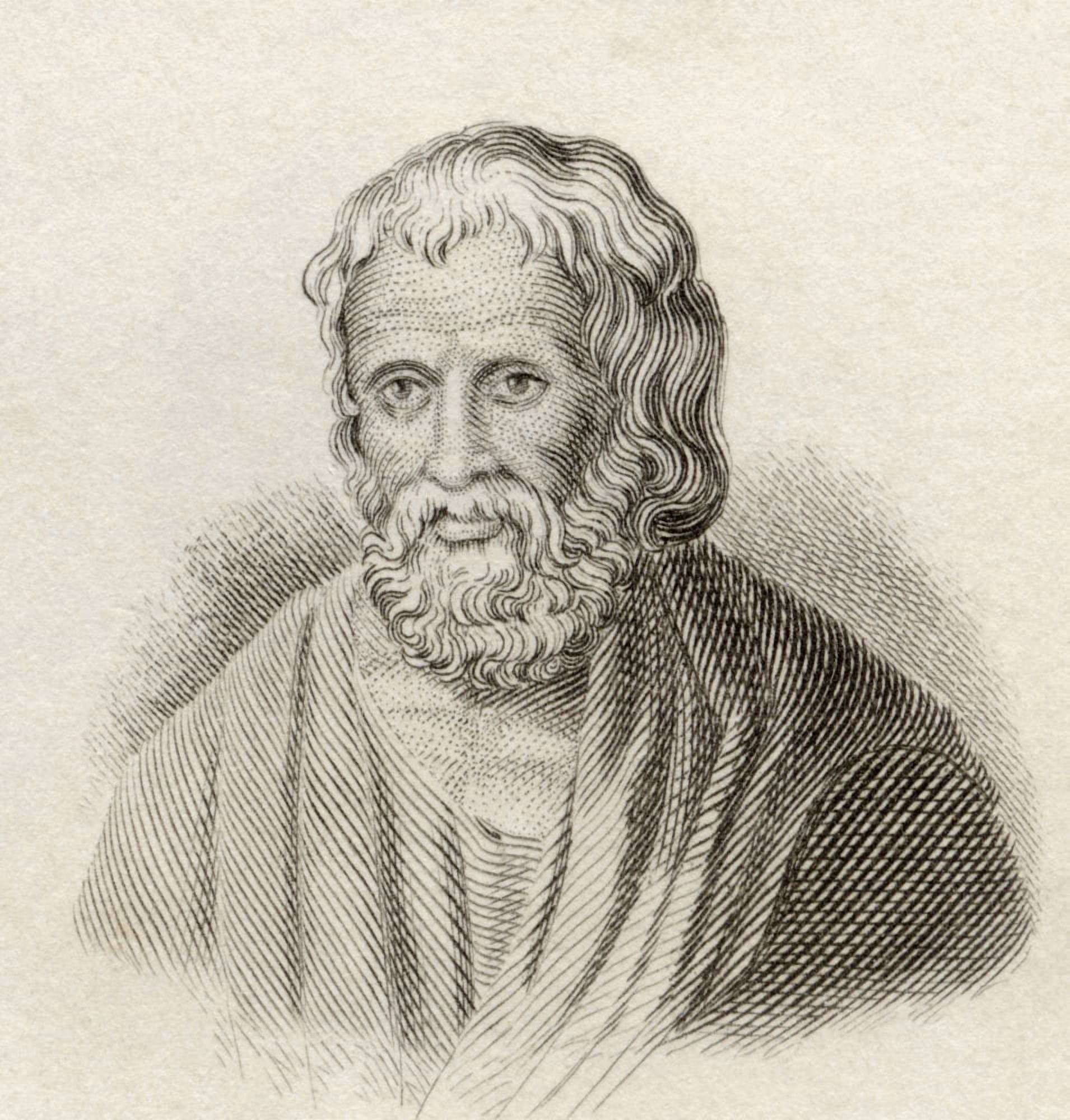 Moschion 4Th Century Bc Greek Tragic Poet From Crabbs Historical Dictionary Published 1825 Canvas Art - Ken Welsh Design Pics (14 x 15)