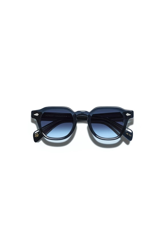 Men's Or-Dol-S Dolt Sun Gradient Blue-Tinted Acetate Sunglasses Blue