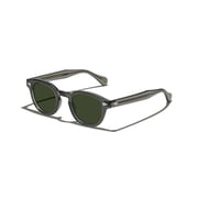 Moscot Mens Or-Lem-S Lemtosh Sun Translucent Smoky Gray Round Frame Sunglasses Grey