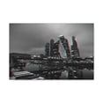 thumbnail image 1 of Moscow Black And White Skyline Canvas Artwork Breathtaking Stunning Cityscape for Home Decor Ready to Hang, 1 of 18