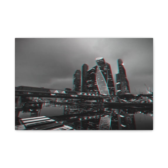 Moscow Black And White Skyline Canvas Artwork Breathtaking Stunning Cityscape for Home Decor Ready to Hang