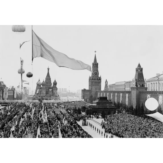 Moscow Celebration Of May Day History (24 x 18)