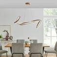 thumbnail image 1 of Moscow LED Chandelier // Light Wood, 1 of 4