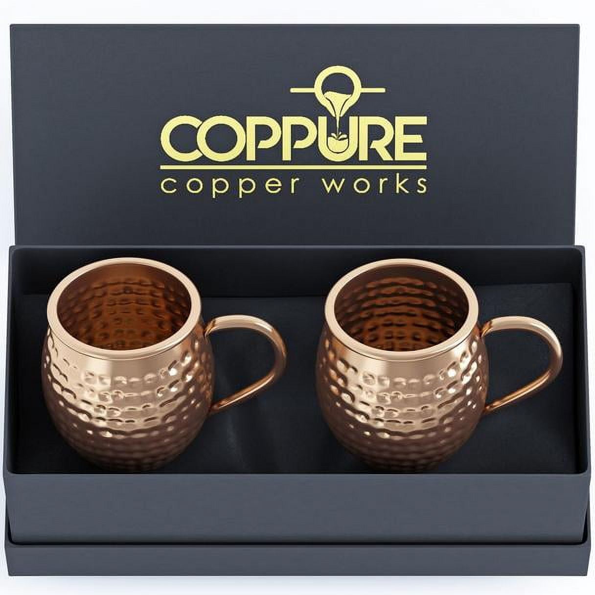 100 Pure Copper Hand Hammered,Big Size Red Copper Mug
