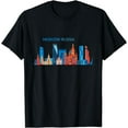 thumbnail image 1 of Moscow Skyline Vintage Russian Souvenir Russia T-Shirt, 1 of 4