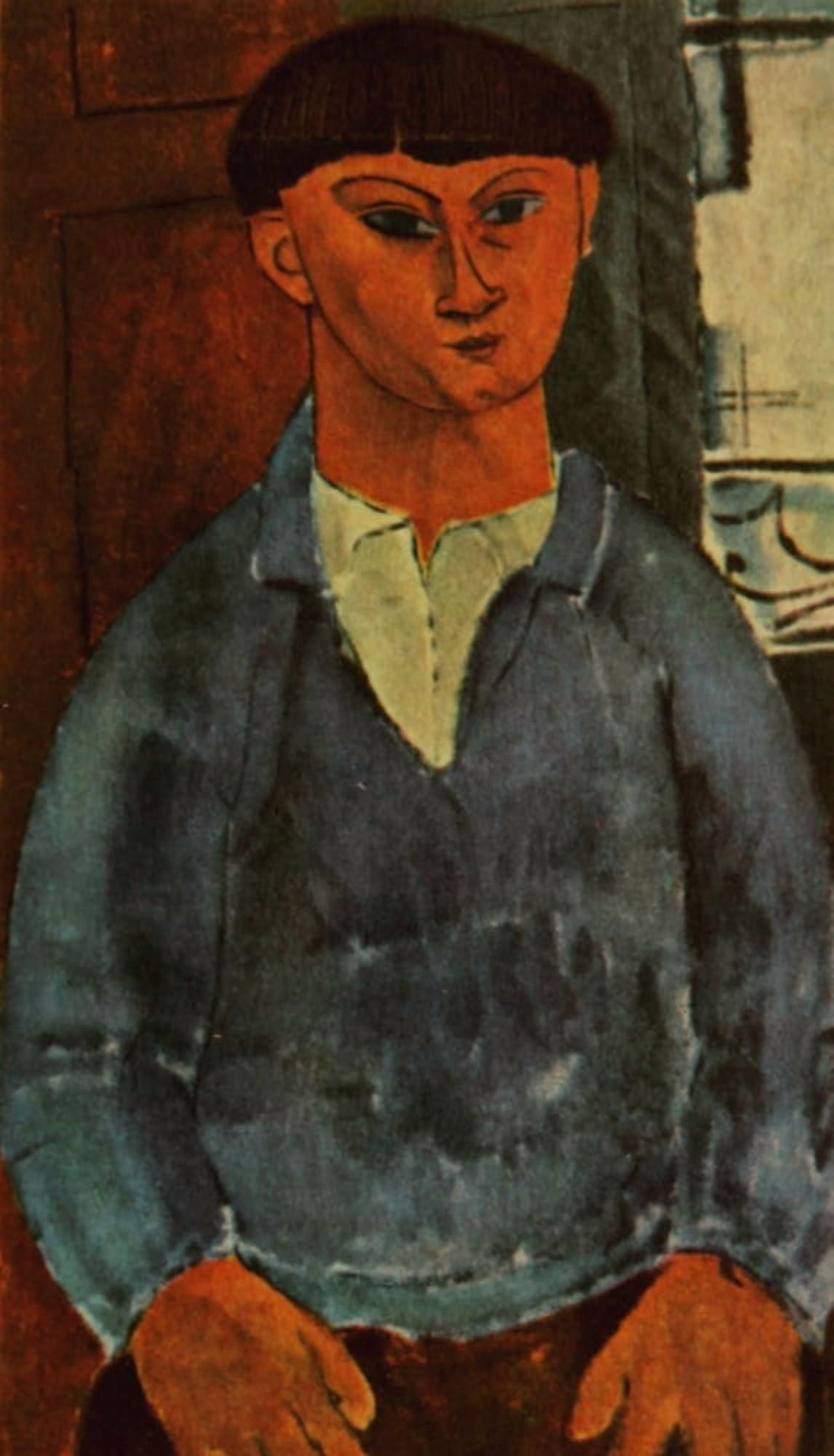 Mose Kisling 1918-19 Canvas Art - Amedeo Modigliani (18 x 24)