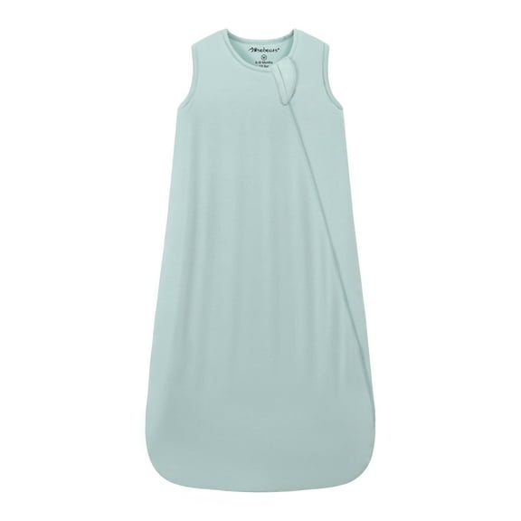 Mosebears Unisex Baby Sleep Sack 1.0 TOG, Supersoft Rayon Made from Bamboo Wearable Blanket with 2-Way Zipper (Calm Sage,6-18 Months)