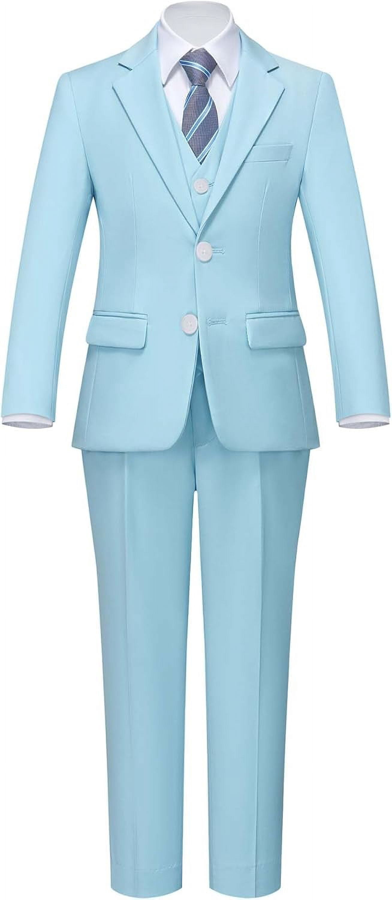 Boys' Formal Tuxedo Shirt With Bow Tie – Long Sleeve White Dress Shirt For Weddings & Events