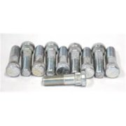 Moser Engineering 8250 0.5-20 in. Thread 1.93 in. 0.62 Knurl Steel Wheel Stud, Pack of 10