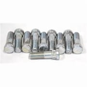 Moser Engineering 8250 0.5-20 in. Thread 1.93 in. 0.62 Knurl Steel Wheel Stud, Pack of 10