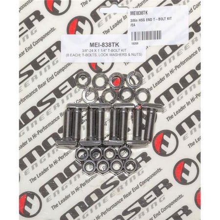 Moser Engineering 838TK 0.37 in. HSG End T-Bolt Kit