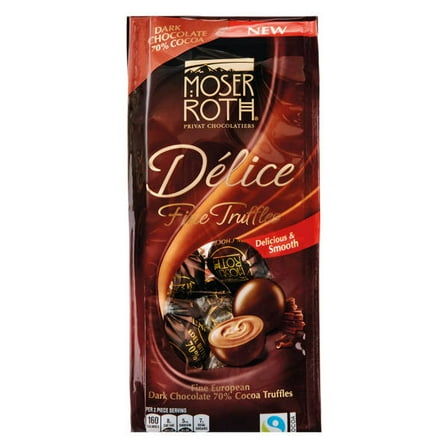 Moser Roth Assorted Chocolate Delice Truffles - 4.9383 oz - (Pack of 1)
