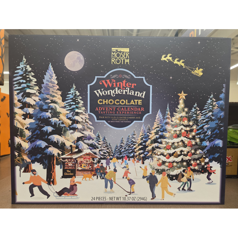 Moser Roth Luxury Advent Calendar, 25-Piece Countdown to Happiness