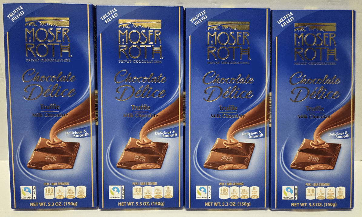 Moser Roth Privat Chocolatiers Chocolate Delice Truffle Milk Chocolate ...