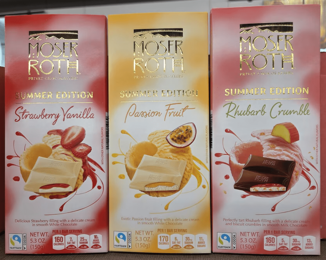 Moser Roth Summer Strawberry Vanilla, Passion Fruit, Rhubarb Crumble 5 ...