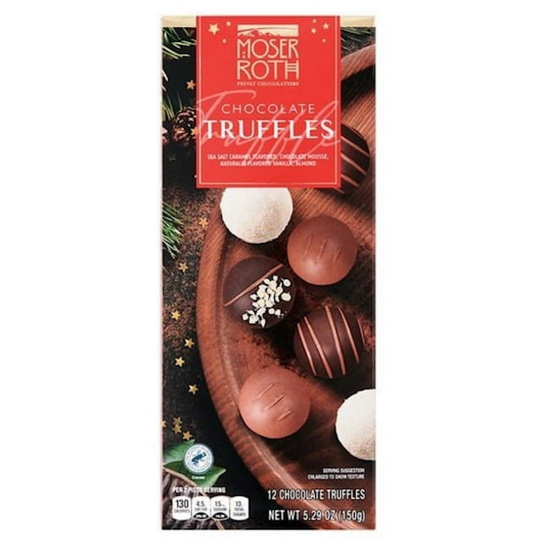 Moser Roth Privat Chocolatters Chocolate Truffles 5.29 oz (12