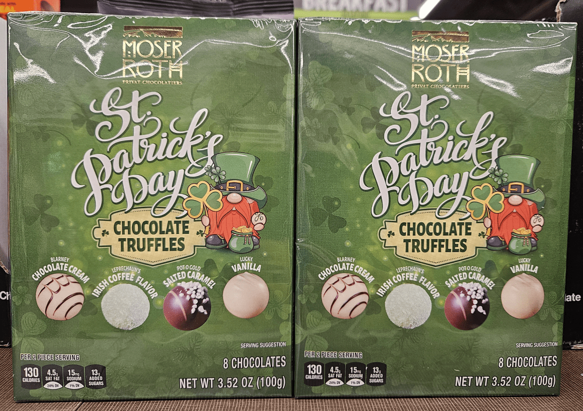 Moser Roth St Patrick’s Day 8 Truffles 3.52oz 100g (2 Boxes) - Walmart.com