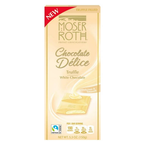 Moser Roth White Chocolate Truffle - 5.3 oz - (Pack of 1)