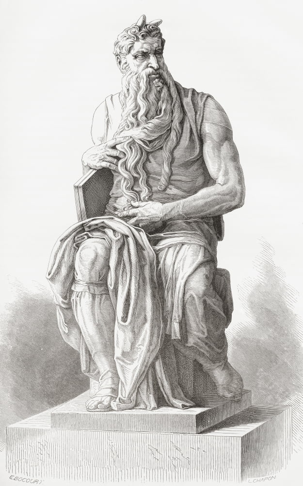 Moses C 1513 Canvas Art - Ken Welsh Design Pics (11 x 18)