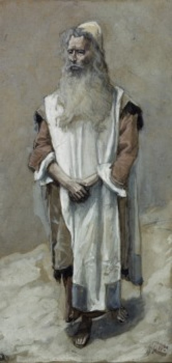 Moses James Tissot (1836-1902French) Jewish Museum New York Canvas Art - James Tissot (24 x 36)