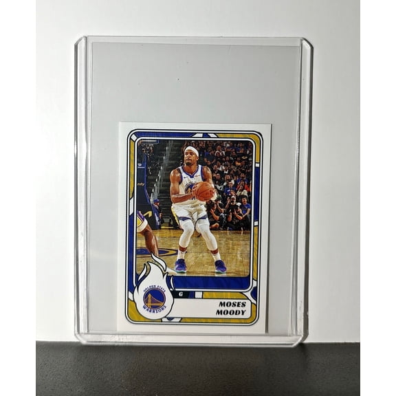 Moses Moody 2024-25 Panini NBA #330 Sticker Card Golden State Warriors