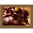 thumbnail image 1 of Moses Receiving the Tablets of the Law (detail) 24x20 Gold Ornate Wood Framed Canvas Art by Raphael, 1 of 2