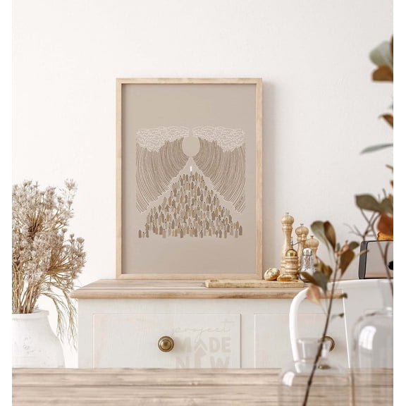 Moses Red Sea Bible Scene Christian Decorative Interior Home Wall Art Poster