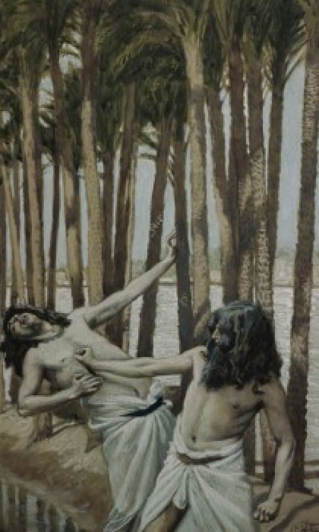 Moses Slays an Egyptian James J Tissot (1836-1902French) Jewish Museum New York Canvas Art - James Tissot (24 x 36)