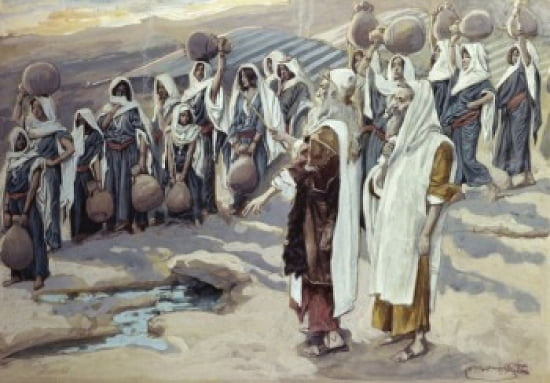 Moses Smiteth the Rock in the Desert  James J Tissot (1836-1902French)  Jewish Museum New York Canvas Art - James Tissot (18 x 24)