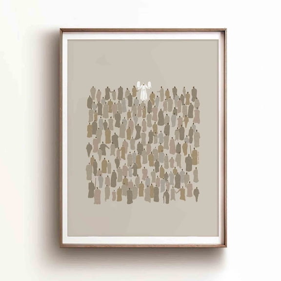 Moses Ten Commandments Bible Scene Wall Art Home Decor Unframed Paper Print