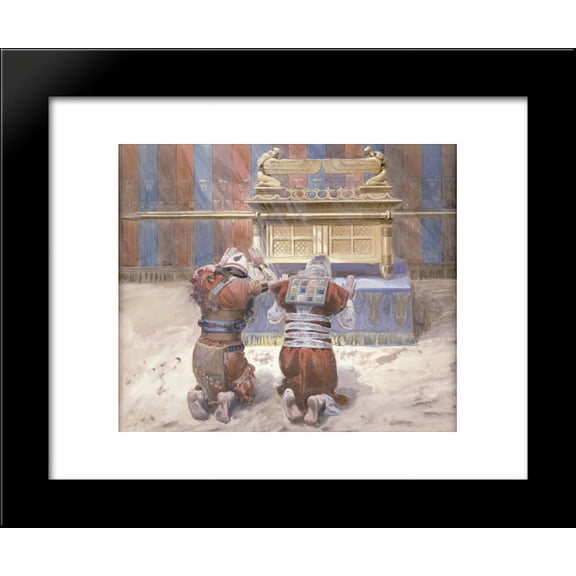Moses and Joshua In the Tabernacle 20x24 Framed Art Print by James Tissot