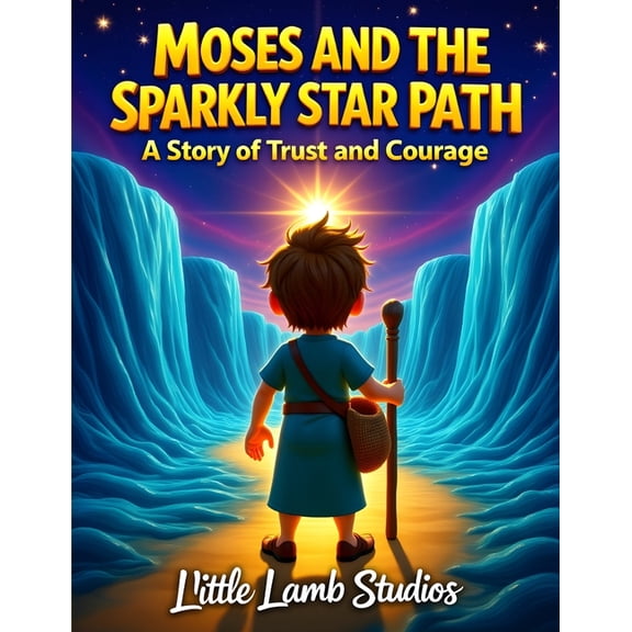 Faith-Filled Adventures Moses and the Sparkly Star Path: A Story of Trust and Courage: A Story of Trust and Courage Christian Children's Bo, (Paperback)