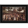 thumbnail image 1 of Moses's Journey into Egypt 24x18 Black Ornate Wood Framed Canvas Art by Perugino, Pietro, 1 of 2