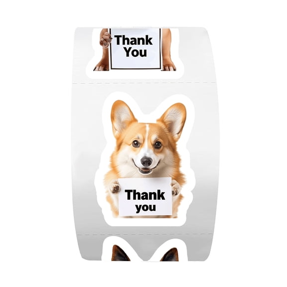Mosey 1/2 Rolls Notebook Sticker Pet Theme Copper Plate Paper Cat Dog Printing Decals Laptop Mobile Phone Case Decor