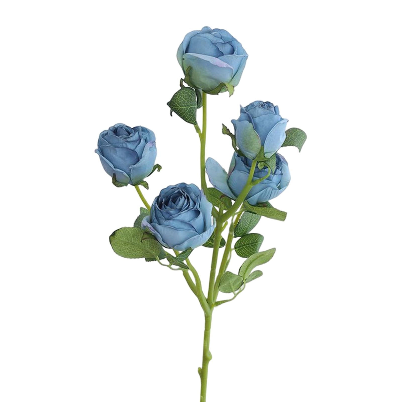 Mosey 1 Branch Fake Flowers Real Touch Unfading MultiFunctional Maintenance Free 5 FlowerHeads