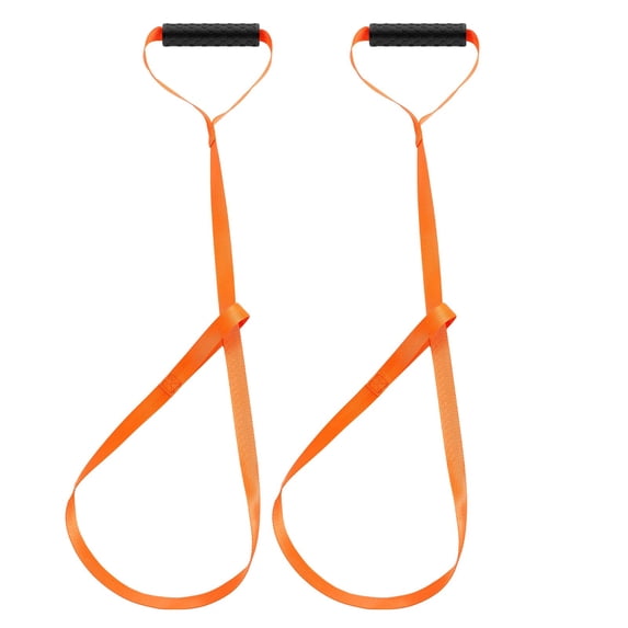 Mosey 1 Pair Deer Drag Harness Strap 1700lbs Load-Bearing Deer Dragging Rope Pulling Harness for Hunter Pull Deer Puller Rope with Non-Slip Handle Hunting Accessories