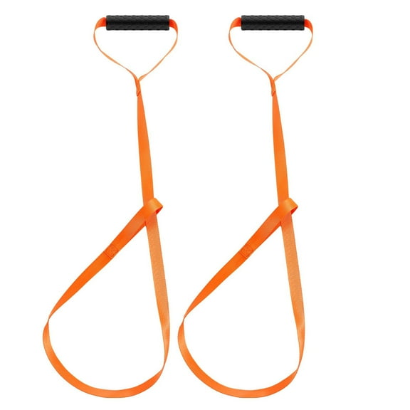 Mosey 1 Pair Deer Drag Harness Strap 1700lbs Load-Bearing Deer Dragging Rope Pulling Harness for Hunter Pull Deer Puller Rope with Non-Slip Handle Hunting Accessories