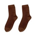 thumbnail image 1 of Mosey 1 Pair Macaron Coral Velvet Socks Cozy Warm Comfortable Mid-tube Thickened Soft Winter Home Carpet Socks, 1 of 8