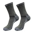 thumbnail image 1 of Mosey 1 Pair Men Winter Sports Socks Mid-tube Thickened Soft Anti-slip Elastic Patchwork Color Matching No Odor Basketball Football Jogging Socks, 1 of 8
