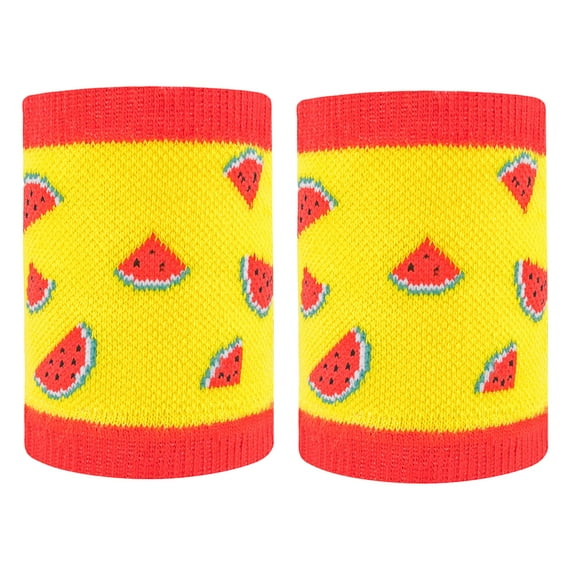 Mosey 1 Pair Sports Wristbands Super Soft High Elastic Sweat-absorbing Hand Wrist Support Sweatband for Children