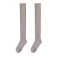thumbnail image 1 of Mosey 1 Pair Winter Stockings Over Knee Length Elastic Anti-slip Thick Warm Solid Color Soft Breathable Anti-shrink Thermal Lady Long Socks, 1 of 8