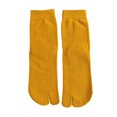 thumbnail image 1 of Mosey 1 Pair Women Sock Middle Tube Two Toes Solid Color Soft High Elasticity Anti-slip Ankle Protection Sweat Absosrption Fall Winter Socks, 1 of 8