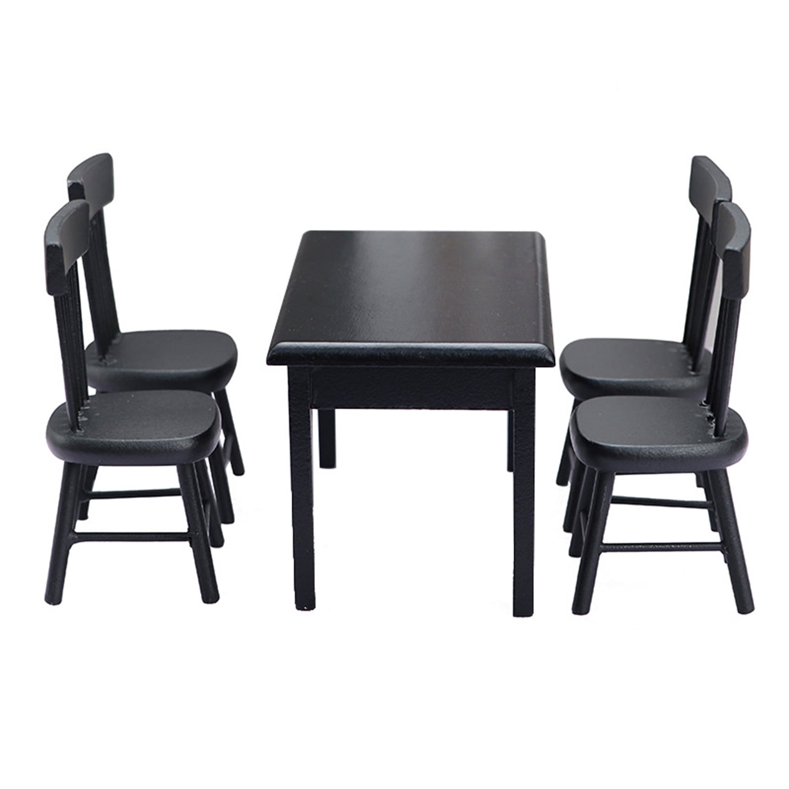 Mosey 1 Set 1:12 Table Chair Model Miniature Dollhouse Furniture Set ...