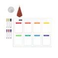 thumbnail image 1 of Mosey 1 Set Magnetic Message Board Refrigerator Magnet Erasable Writing Surface Weekly Planner for Home Kitchen, 1 of 8