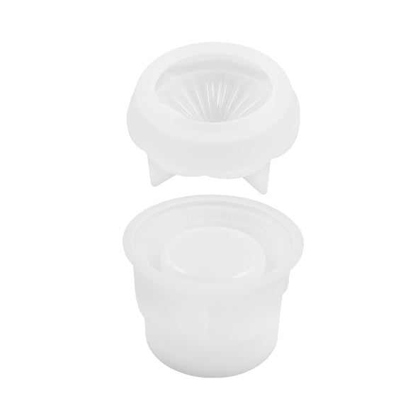 Mosey 1 Set Resin Molds Carousel Horses Jar Silicone Mold with Lid Easy Release Epoxy Mold Storage Box Container Decoration Resin Casting DIY Craft Gift