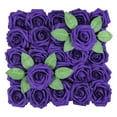 thumbnail image 1 of Mosey 1 Set Simulated Rose Not Wither No Watering Realistic Decorative Valentine Day Present 25 Colour Blocked False Roses with Box Party Supply, 1 of 8