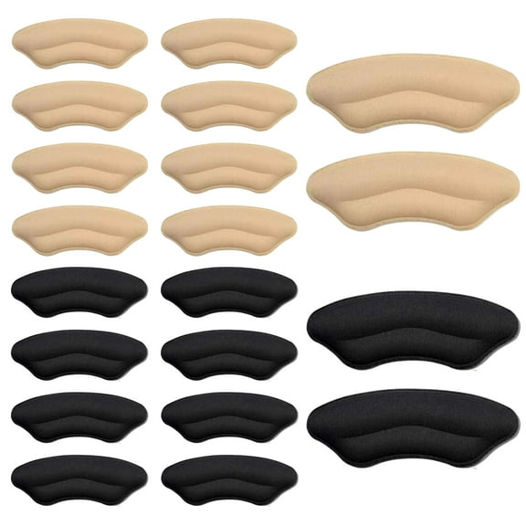 Mosey 10 Pairs Invisible Shoes Heel Pads Heel Pain Relief Heel Cushion Inserts Non-Slip Women Heel Grips Shoes Heel Protectors