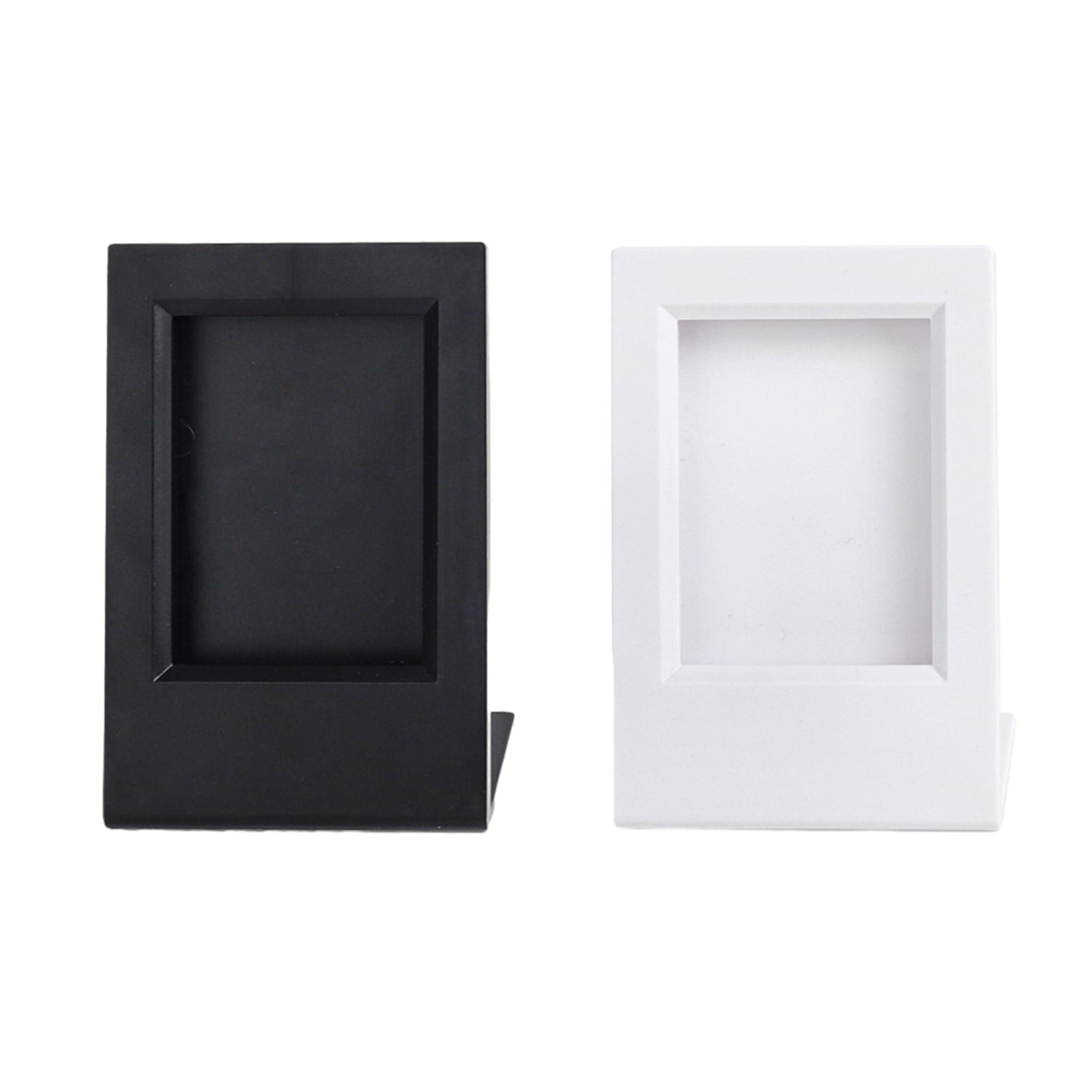 L Shape Shell Photo Frame Mosey 2 Pcs 3 Inch Photo Frame Free-standing L-Shaped Photo Storage ...